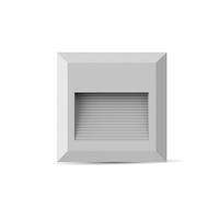 SEGNAPASSO LED BIANCO 2W BIANCO NATURALE QUAD. IP65 VT-1152-LED1320 V-TAC