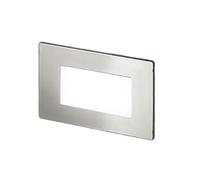 Segnapasso led con placche Gea Luce 2W 3000K bianco nickel - GES811 [EEK: Conforme]