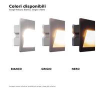 Segnapasso LED da esterno IP65 3W per scatola 503 CCT 3 in 1