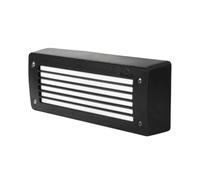 Segnapasso LED E27 Leti 300 GL IP66 Nero per Esterno - Fumagalli