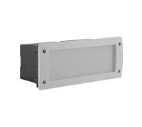 Segnapasso LED Leti 300 Grigio IP66 E27 29x11cm da Incasso - Fumagalli