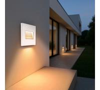 Segnapasso LED per scatola 503 3.5W IP65 Luce Asimmetrica Colore Bianco Naturale 4.200K