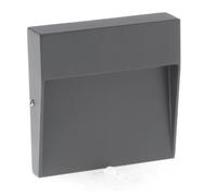 Segnapasso Led Plum 3W Grigio a superfice Quadrato IP54 CCT temperatura colore regolabile iSG Lighting
