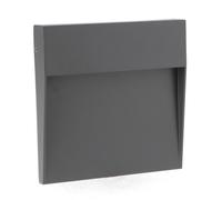 Segnapasso Led Plum 6W Grigio a superfice Quadrato IP54 CCT temperatura colore regolabile iSG Lighting