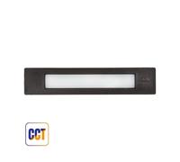 Segnapasso LED R7s 10,5W Nina 270 CCT IP55 Nero Dimmerabile Fumagalli