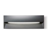 Segnapasso led rettangolare Sovil Rambla 12W 4000K grafite - 99241/16 [EEK: E]