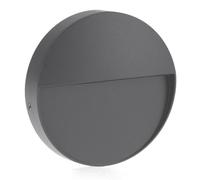 Segnapasso Led Tech 3W Grigio a superfice Rotondo IP54 CCT temperatura colore regolabile iSG Lighting