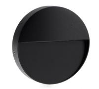 Segnapasso Led Tech 3W Nero a superfice Rotondo IP54 CCT temperatura colore regolabile iSG Lighting