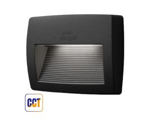 Segnapasso Lorenza 190 LED R7s CCT IP55 Nero da Esterno - Fumagalli