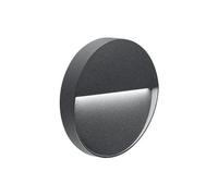 Segnapasso Moderno Geo Round Alluminio Grafite 3W Led 3000K