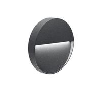 Segnapasso Moderno Geo Round Alluminio Grafite 3W Led 3000K