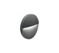 Segnapasso Moderno Geo Round Alluminio Grafite 6W Led 4000K