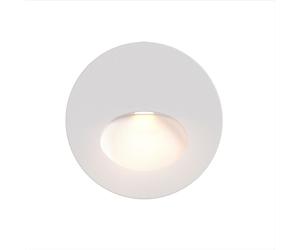 Segnapasso Moderno Per Esterno Alluminio Bianco Luce Led 3W Ip54 [EEK: A++]