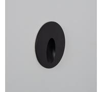 Segnapasso per Esterni LED 3W da Incasso a Parete Circolare Nero Boiler