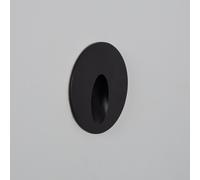Segnapasso per Esterni LED 3W da Incasso a Parete Circolare Nero Boiler