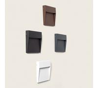 LEDKIA LIGHTING Segnapasso per Esterni LED 6.5W CCT Selezionabile Superficie Quadrata Jade Nero