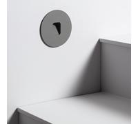 Segnapasso per Esterno LED 2W da Incasso a Parete Circolare Olite