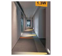 SEGNAPASSO PLACCA BIANCA MURO SENSORE MOVIMENTO PIR 1,3W CASSETTA 503 XGGYD-001B