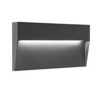 Segnapasso Rettangolare Moderno Geo Alluminio Grafite 6W Led 4000K