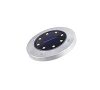 Segnapasso solare LED 115x20 mm Acciaio inox lucido/satinato