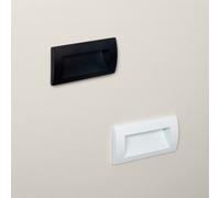 Segnapassso per Esterni LED 4 W, Incasso a Parete, Rettangolare, in Alluminio