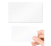 Segnaposto di PVC plastica - Confezione da 10 di cordini domani 760 micron standard CR80 formato carta di credito 86 x 54 mm stampabile per Sovrastampa in qualsiasi tavolo copertura della stampante