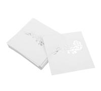 Segnaposto Matrimonio Rose in Carta Bianca, Design 3d Pieghevole | Personalizzabile per Ricevimenti, Adatto a Tavoli e Numeri, Stile Moderno Romantico per Nozze e Feste