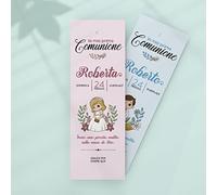 Segnaposto segnalibro "Avatar" per Prima Comunione personalizzati con nome e data (25)