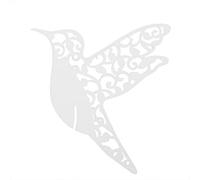 Segnaposto Vuoto Forma Matrimonio 50pz per Bicchiere Vino Decorazione Tavola Festa Cerimonia Adesivo Numero per Bomboniera Tavolo (Bianco) Festa Matrimonio