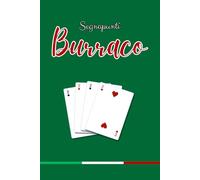 Segnapunti burraco: quaderno segnapunti partite di burraco, +100 schede da compilare, con Victory Point, con schede valori delle carte