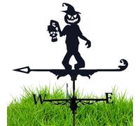 Segnavento Arte Da Giardino In Metallo Di Halloween