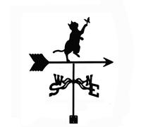 Segnavento di direzione del vento Weathercock strumento di misurazione volpe coniglietto gatto farfalla anatra cavallo in acciaio inox segnavento per giardino, patio, cortile, ornamento decorazione