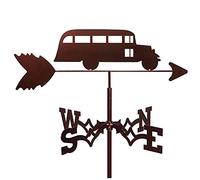 Segnavento Farm in acciaio inox per la casa, indicatore di direzione del vento, struttura in acciaio inossidabile, strumenti di misurazione per tetti da cortile, banderuole a vento