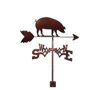 Segnavento gatto e farfalla che giocano silhouette in acciaio inox cacciatore e segugio indicatore di direzione del vento Weathercock strumenti di misurazione per staffa esterna Decor Craft