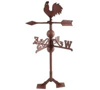 Segnavento in ghisa con design di gallo