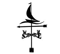Segnavento in metallo in acciaio inox, per pescatore di barche a vela, streghe, aquila, cacciatore, retrò, fattoria, giardino, indicatore di direzione del vento, per casa, garage, cupola, fienile