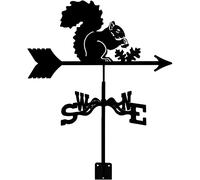 Segnavento in metallo Segnavento in ferro con staffa di montaggio Segnavento Disegno Animale Indicatore di direzione del vento Est Sud Ovest Direzione Nord Strumento di misurazione Decorazione