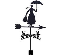 Segnavento professionale a banderuola con indicatore di direzione del vento con rivestimento antiruggine Segnavento per giardino, fattoria, cortile, viaggiatore