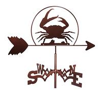 Segnavento retrò a banderuola, durevole, scena fattoria, giardino, Weathercock, indicatore decorativo di direzione del vento, per edilizia esterna, fattoria, cortile, garage, cupola