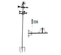 Segnavia da Giardino in Ferro Battuto con Design Elegante per Decorazione Esterna (Il Dio dell'Amore)