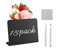 Segni alimentari da tavola di gesso, cartelli a buffet per alimenti - 15X BAKERY Wedding STILD | Raccogliere forniture per la celebrazione, Posizionare le carte per il compleanno al dettaglio