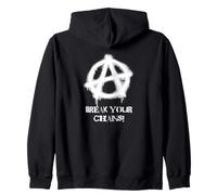 Segni di Anarchia, Punk, Punk Rock, Anarchia Felpa con Cappuccio