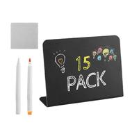Segni di gesso per cibo, pannelli di cibo al gesso,15x Smallboard Table Sign | Decorazione di eventi per la celebrazione, etichette di nomi per l'impostazione della tavola