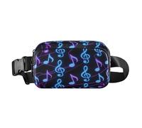 Segni di Musica di Colore Luminoso Moda Marsupio Borsa a Tracolla per piccoli uomini d'affari Piccolo con Cinghia Regolabile per Viaggi Palestra Lavoro para hombre de