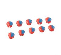 Segni di plastica dell'acqua calda e fredda degli accessori della maniglia del rubinetto per i fori del diametro di 7mm (1)