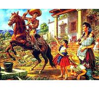 Segni messicani puzzle 1000 pezzi per adulti -famiglia messicana moglie marito puzzle in legno giochi divertenti giocattoli antistress per la decorazione della casa decorazione del soggiorno