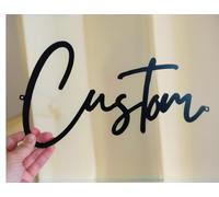 Segni metallici personalizzati personalizzati,Segni personalizzati per il nome della famiglia,Segno del nome della scuola materna,Segno della stanza,Decorazione della parete del bagno,Segni della