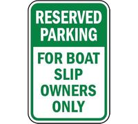 Segni Targa in Metallo Warning Reserved Parking For Boat Slip Owners Only,Metallo Posters,Caffetteria,Bar,Poster di Latta,Cucina S