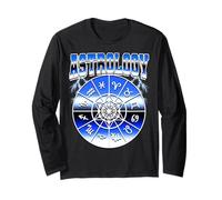 Segni zodiacali astrologici stile bootleg anni '90 Maglia a Manica