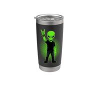 Segno A Mano Extraterrestre Metalhead Le Corna Del Diavolo Bicchiere termico in acciaio inox doppia parete